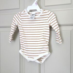 2/$15 Anko Baby Striped Long Sleeve Onesie 0-3 M
